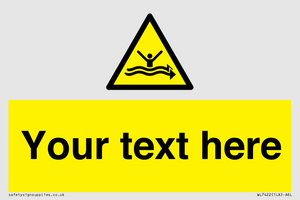 Custom Warning strong currents